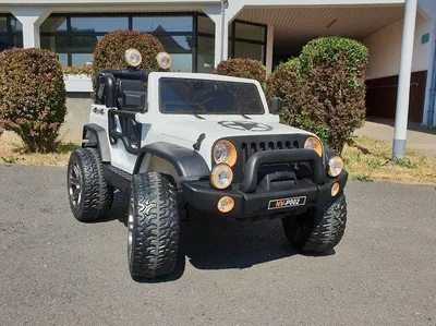 Produktbild von Kinderfahrzeug 2-Sitzer elektrisch Jeep US Army 12V Doppelsitzer ATV 3-7 Jahre