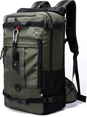 Produktbild von Rucksack Oxford Tuch Männer Im Freien Sport Große Kapazität Gepäck Kit Multifunktions Wandern Tasche Werkzeug Veranstalter, Armeegrün