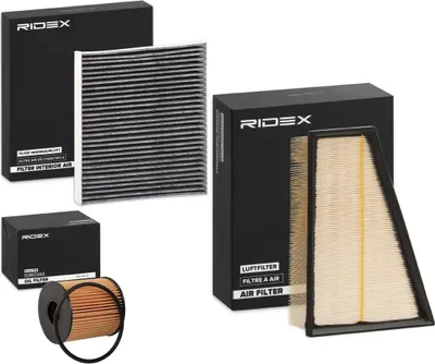 Produktbild von RIDEX Filterset Inspektionspaket Filtersatz für FORD MONDEO IV Turnier (BA7) S-MAX (WA6) GALAXY (WA6)