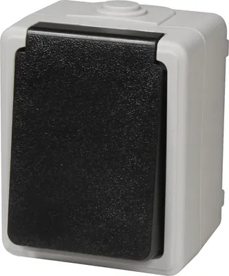 Produktbild von Feuchtraum Steckdose Keller Garage Einzelsteckdose IP44 TAFF
