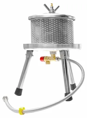 Produktbild von Wasserdruck-Presse 6 Liter komplett Edelstahl, Apfelpresse Obstpresse Mostpresse