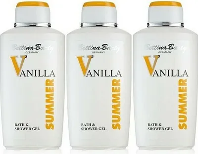 Produktbild von Bettina Barty Summer Vanilla Bath & Shower Gel 3 x 500 ml