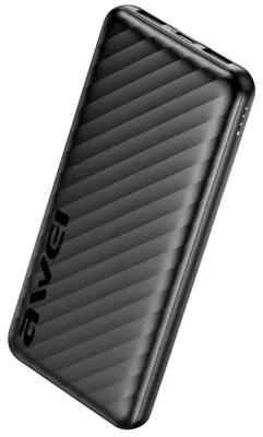 Zdjęcie produktu dla PowerBank AWEI P5K Pro 10000mAh 2xUSB czarny