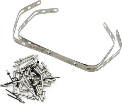 Image de LeoVince kit de rivets pour pot d'échappement Bande de rivets incl. rivets pour 10034 / 1042 / 10417