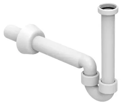 Bidet-Siphon 11/4" x 40 mm, Kunststoff, Weiß