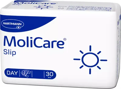 Produktbild von MoliCare Slip Day, Windeln für Erwachsene, Größe M (90-120 cm), 30 Stück