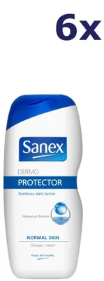 Produktbild von 6x Sanex Douchegel 250ml dermo protector