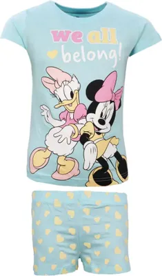 Produktbild von Disney Minnie Maus Mouse Daisy Duck Kinder Schlafanzug Pyjama – Blau / 104