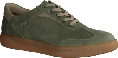 Produktbild von Finn Comfort Interlagos Herren-Sneaker, Leder, Farn/Sand, Leder, Korkfußbett, - Marken Finn Comfort, Grün, leder (dosel)