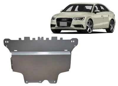 Obrázek produktu pro Hliníková ochrana spodní části vozidla pro motor a převodovku, určená pro Audi A3, modely z let 2012-2020