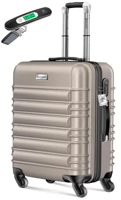Produktbild von KESSER® Reisekoffer Hartschalen Koffer mit Zahlenschloss, Waage + Gepäckanhänger