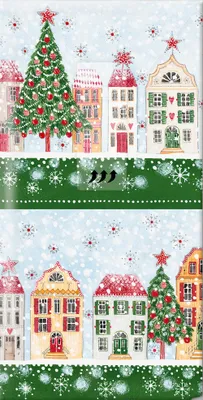 Produktbild von Papiertaschentücher "Christmas Town"