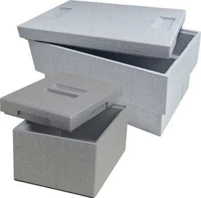 Produktbild von Climapor 2er Set Styropor Thermobox 32 L und 9,2 L - 2 Boxen