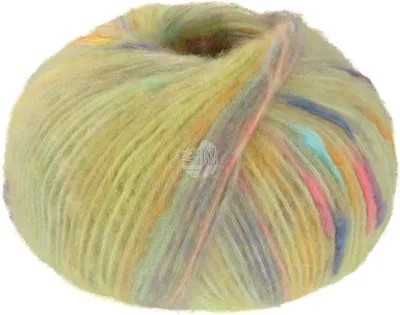 Produktbild von Lana Grossa - Cassata 0010 zartgelb pfirsich hellgrau lichtgrün rose