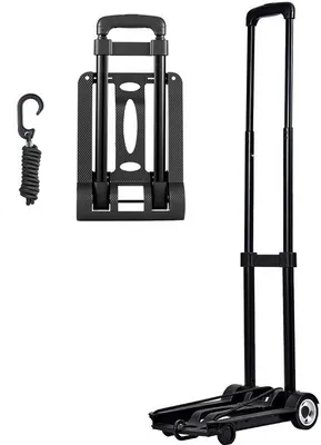 Imagen del producto de Carro de transporte plegable para mudanzas, 320x235x965 mm, acero, color