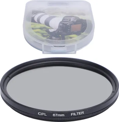 Produktbild von CPL Zirkularpolarisator, mehrschichtige Beschichtung, optisches Glas, neutraler Dichte-Kameraobjektivfilter, 67 mm