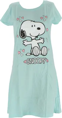 Immagine prodotto di Camicia da notte per bambina Snoopy Materiale morbido, taglio lungo, ideale per l'estate L