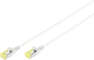Zdjęcie produktu dla Digitus Cienki kabel krosowniczy CAT 6A, U/FTP, 10 m, Cat6a, U/FTP (STP), RJ-45, RJ-45, Szary