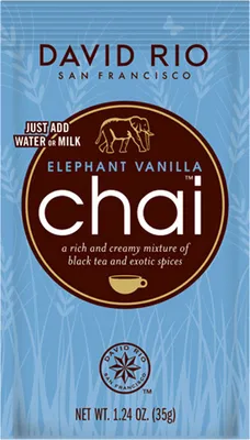 Produktbild von David Rio Elephant Vanilla Chai | 35g Portionsbeutel