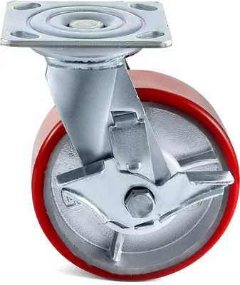 Zdjęcie produktu dla Kółka Transportowe Rolki do Przesuwania Mebli z Hamulcem 15 x 5 cm Zestaw 4