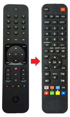 Produktbild von Fernbedienung passend für VODAFONE 253682249 | 86625 | ES-60
