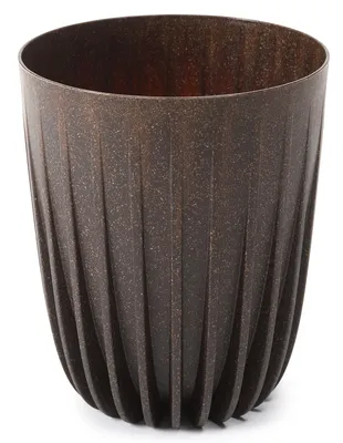 Produktbild von Kunststoff-Blumentopf mit Einsatz, braun, 14,5 cm, Mira Eko