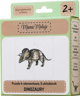 Image de Puzzle 4 pièces Dinosaures