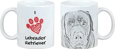 Image de Labrador Retriever - Tasse avec chien, adorable tasse avec graphisme, cadeau avec votre photo de la marque Art-Dog