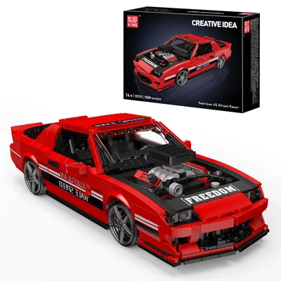 Produktbild von Mould King 10153 Statische Version Rennwagen Bausteine Modell, 1588 Teile Klemmbausteine Auto Blockmodell Kit als Spielzeug und Geschenk (14 Jahre und älter)