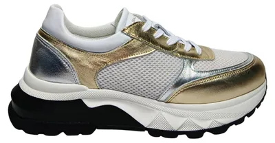 Zdjęcie produktu dla Buty Baldinini, model D5F415T1NAREPLBI. Damskie buty Baldinini, wykonane z naturalnej skóry (nappa), w wielokolorowym wzorze