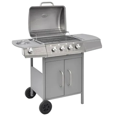 Productafbeelding van Gasbarbecue 4+1 kookzone zilver