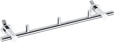Produktbild von BAWELL Heizkörperhandtuchhalter Messing Chrom 90x355x40 mm für Bad & Küche >> zum Festschrauben