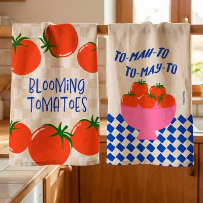 Produktbild von Tomatoes Geschirrtuch (2 tlg) 70x50 cm