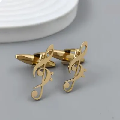 Produktbild von Manschettenknöpfe Musiksymbol