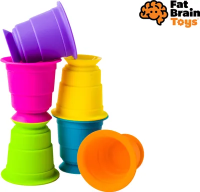 Obrázek produktu pro Fat Brain Toy Co. FA183-1, Sada, Různé barvy, Silikon, 6 kusů, 250 mm, 240 mm