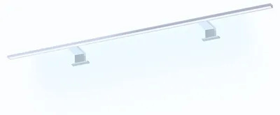Image de veau | Lampe à miroir Spectraline LED 120 cm, IP44, pour salle de bains, 18 W, 230 V, blanc neutre, gris argenté