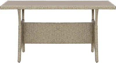 Obrázok produktu pre vidaXL Záhradný stôl Grey 120x70x66 cm Poly ratan