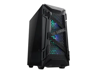 Obrázok produktu pre ASUS TUF Gaming GT301, Midi Tower, PC, Čierna, ATX, micro ATX, Mini-ATX, ABS, Oceľ, Temperované sklo, Multi
