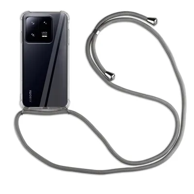 Produktbild von Handykette für Xiaomi 13 Handyhülle mit Band Hülle mit Kordel Handy Tasche Grau