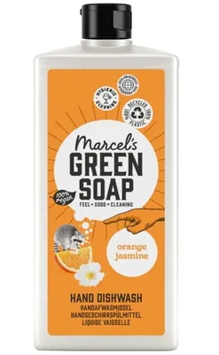 Zdjęcie produktu dla Marcel's, Green Soap,n Płyn do mycia naczyń z pomarańczą i jaśminem, 500ml (PRODUKT Z NIEMIEC)
