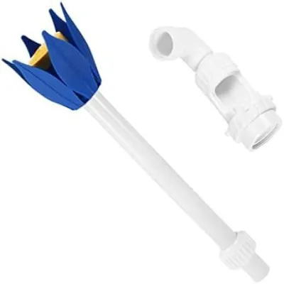 Produktbild von Brunnenfontäne Lotusform und Teichpumpe Zubehör für Außenbereich Gartenbewässerung Wasserkaskade