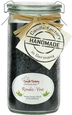 Produktbild von Candle Factory Duftkerze Mini-Jumbo "Rendez-Vous", schwarz