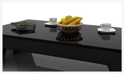Produktbild von Design Glastisch Leder Couch Tisch Tische Glas Sofa Wohnzimmertische