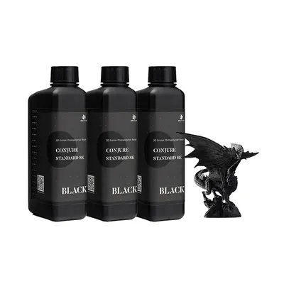 Immagine prodotto di resina per stampa 3D, bianco-3 kg, nero-5 kg, nero-3 kg