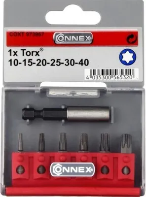 Produktbild von Connex Schraubeinsatz-Sortiment TX Sortiment 7-teilig