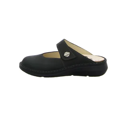 Produktbild von Finn Comfort Roseau 2598 Damen Clog Leder Freizeit, Farbe:schwarz, Größe:38