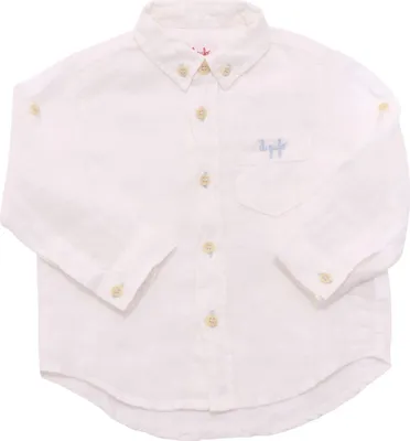 Zdjęcie produktu dla 8580AP camicia bimbo IL GUFO lniana koszula chłopięca dla dzieci