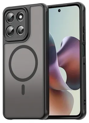 Zdjęcie produktu dla Techsuit – HaloFrost II MagSafe etui na Motorola Moto G86 – czarne