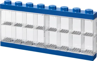 Produktbild von LEGO Minifiguren-Schaukasten DISPLAY CASE 16 blau