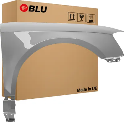 Obrázek produktu pro BLU Blatník náhrada pro Audi A3 8P LIFT LY7W Pravý Stříbrný SilberSee LichtSilber | 2008-2012 | Přední | Lakovaný | Připravený k montáži